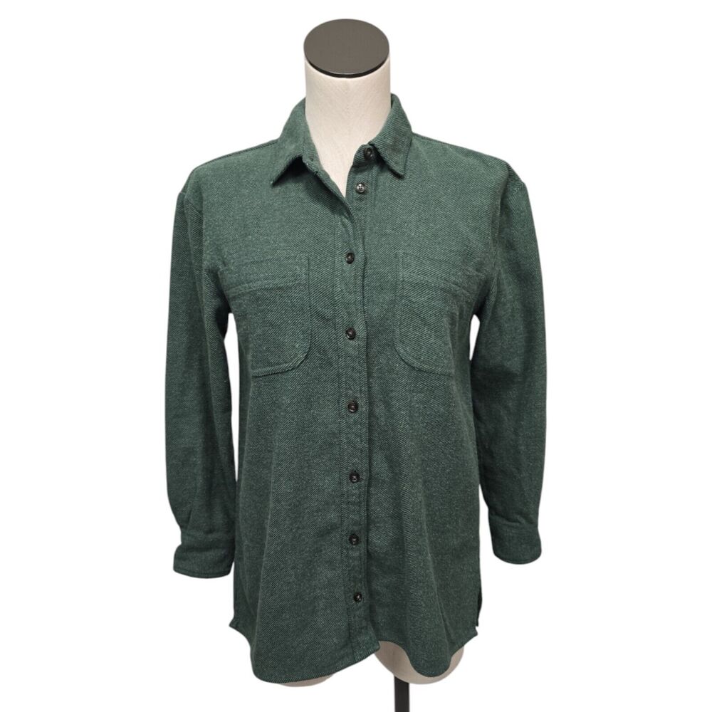 Madewell Forest Green Button-Down Shirt